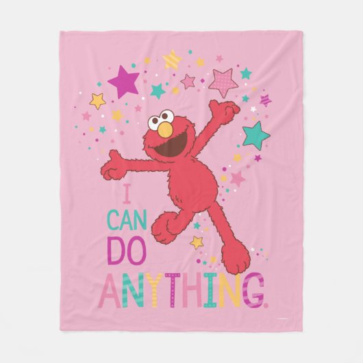 Elmo | Ich kann alles tun Fleecedecke (Vorderseite)