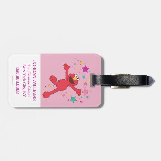 Elmo | Ich kann alles tun Gepäckanhänger (Rückseite horizontal)