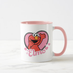 Elmo im Herz Valentinstag Tasse