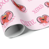 Elmo im Herzen Valentine Geschenkpapier (Rolleneckpunkt)