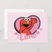 Elmo im Herzen Valentine Postkarte (Vorne/Hinten)
