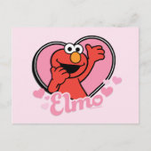 Elmo im Herzen Valentine Postkarte (Vorderseite)