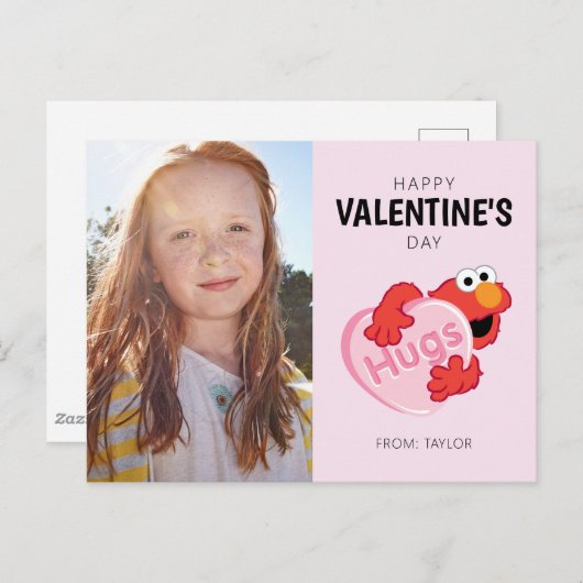 Elmo im Herzen Valentine Postkarte (Vorne/Hinten)