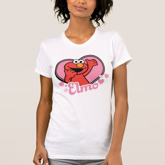 Elmo im Herzen Valentine T-Shirt (Vorderseite)