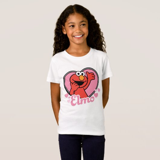 Elmo im Herzen Valentine T-Shirt (Vorne ganz)