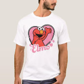 Elmo im Herzen Valentine T-Shirt (Vorderseite)