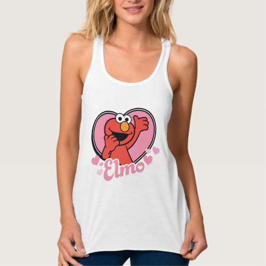 Elmo im Herzen Valentine Tank Top (Vorderseite)