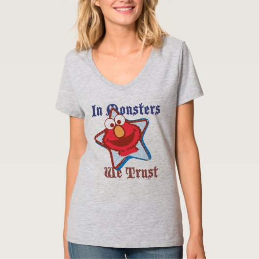 Elmo - In Monstern vertrauen wir T-Shirt (Vorderseite)