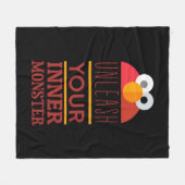 Elmo Inner Monster Fleecedecke (Vorderseite (Horizontal))