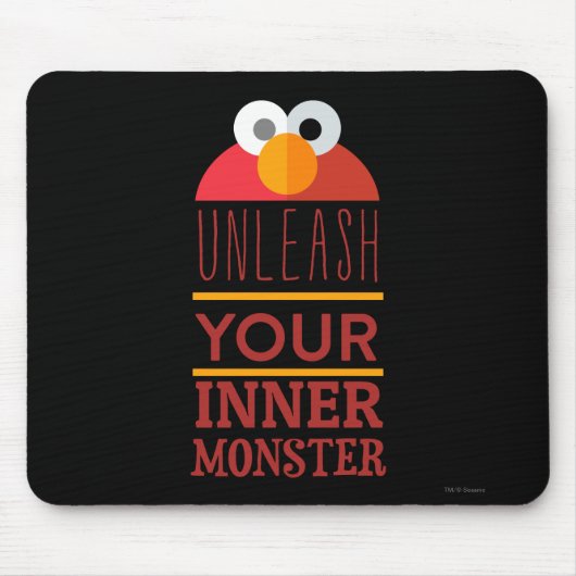 Elmo Inneres Monster Mousepad (Vorne)
