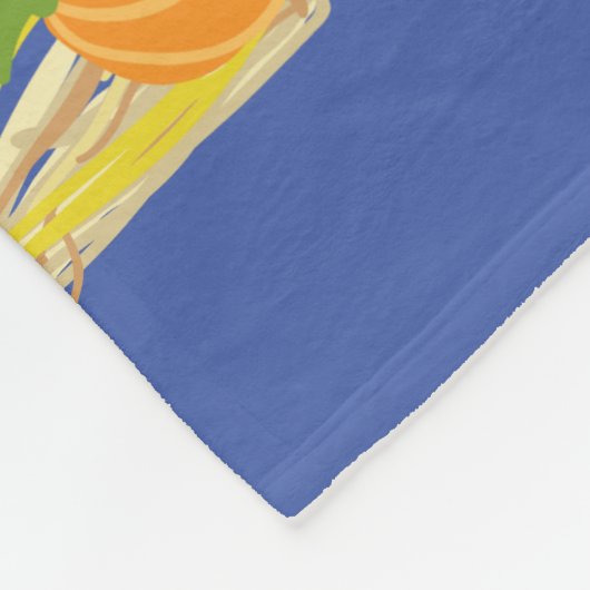 Elmo | Ist es schon Halloween? Fleecedecke (Ecke)