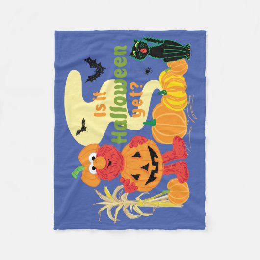 Elmo | Ist es schon Halloween? Fleecedecke (Vorderseite)