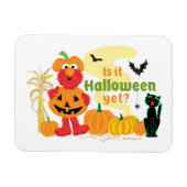 Elmo | Ist es schon Halloween? Magnet (Horizontal)