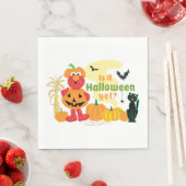 Elmo | Ist es schon Halloween? Serviette (Beispiel)