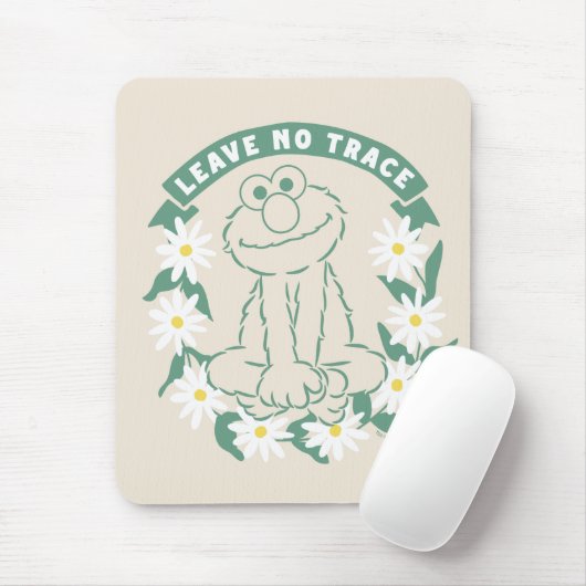 Elmo | Keine Spur floral Graphic Verlassen Mousepad (Mit Mouse)