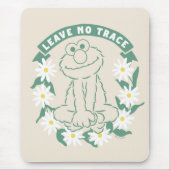 Elmo | Keine Spur floral Graphic Verlassen Mousepad (Vorne)
