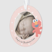 Elmo | Kinderweihnacht - Name hinzufügen Ornament (Vorderseite)