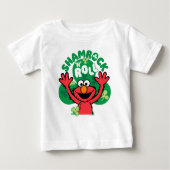 Elmo | Kleeblatt 'N' Roll Baby T-shirt (Vorderseite)