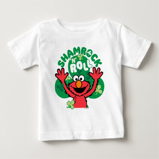 Elmo | Kleeblatt 'N' Roll Baby T-shirt (Vorderseite)
