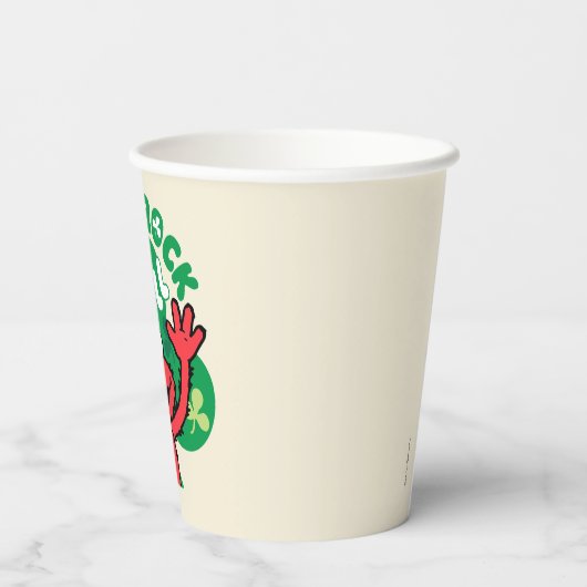 Elmo | Kleeblatt 'N' Roll Pappbecher (Rückseite)