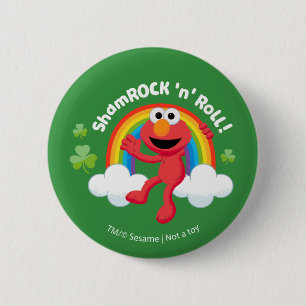 Elmo Kleeblatt 'n' Roll Rainbow Button