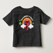 Elmo | Kleeblatt 'n' Roll Rainbow Kleinkind T-shirt (Vorderseite)