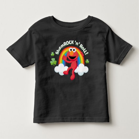 Elmo | Kleeblatt 'n' Roll Rainbow Kleinkind T-shirt (Vorderseite)