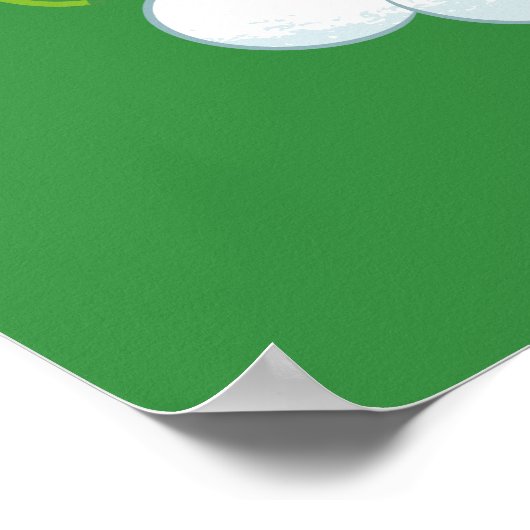 Elmo | Kleeblatt 'n' Roll Rainbow Poster (Ecke)