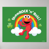 Elmo | Kleeblatt 'n' Roll Rainbow Poster (Vorne)
