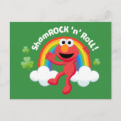 Elmo | Kleeblatt 'n' Roll Rainbow Postkarte (Vorderseite)