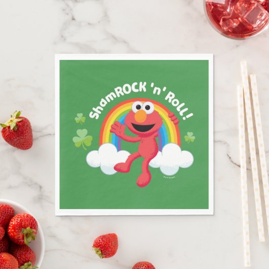Elmo | Kleeblatt 'n' Roll Rainbow Serviette (Beispiel)
