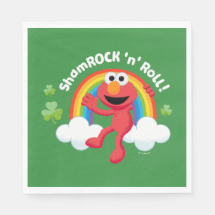 Elmo Kleeblatt 'n' Roll Rainbow Serviette