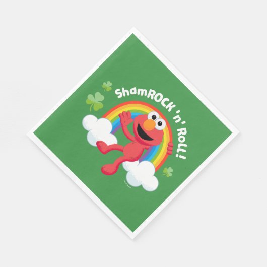 Elmo | Kleeblatt 'n' Roll Rainbow Serviette (Ecke)