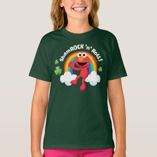 Elmo | Kleeblatt 'n' Roll Rainbow T-Shirt (Vorderseite)