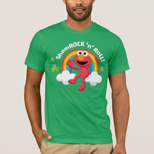 Elmo | Kleeblatt 'n' Roll Rainbow T-Shirt (Vorderseite)