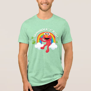 Elmo   Kleeblatt 'n' Roll Rainbow Tri-Blend Shirt