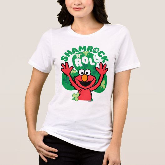 Elmo | Kleeblatt 'N' Roll Tri-Blend Shirt (Vorderseite)