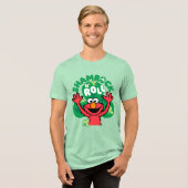 Elmo | Kleeblatt 'N' Roll Tri-Blend Shirt (Vorderseite voll)