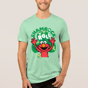Elmo   Kleeblatt 'N' Roll Tri-Blend Shirt