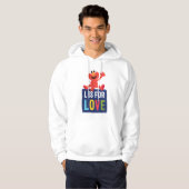 Elmo | L ist für Liebe Hoodie (Vorne ganz)