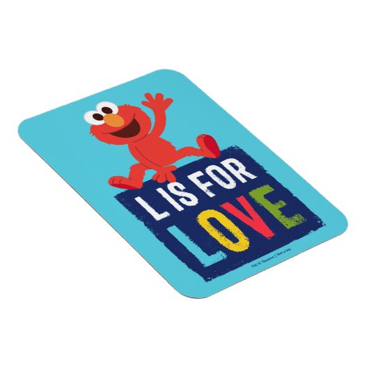 Elmo | L ist für Liebe Magnet (Rechte Seite)