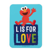 Elmo | L ist für Liebe Magnet (Vertikal)