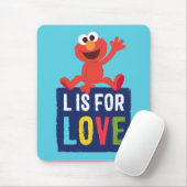 Elmo | L ist für Liebe Mousepad (Mit Mouse)