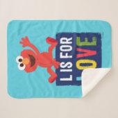 Elmo | L ist für Liebe Sherpadecke (Vorderseite (Horizontal))