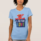 Elmo | L ist für Liebe T-Shirt (Vorderseite)
