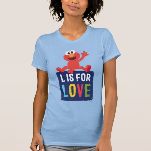 Elmo | L ist für Liebe T-Shirt (Vorderseite)