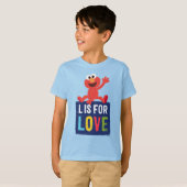 Elmo | L ist für Liebe T-Shirt (Vorne ganz)