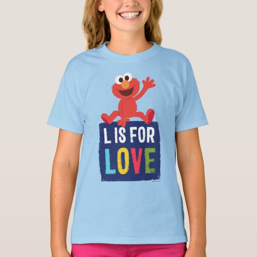 Elmo | L ist für Liebe T-Shirt (Vorderseite)