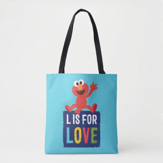 Elmo | L ist für Liebe Tasche (Vorderseite)