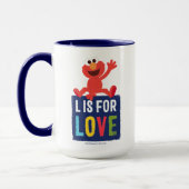 Elmo | L ist für Liebe Tasse (Links)